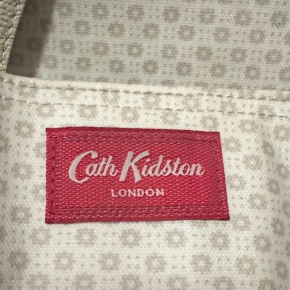 Cath Kidston Cream Micro-Pattern Backpack Tote - Picture 2 of 4